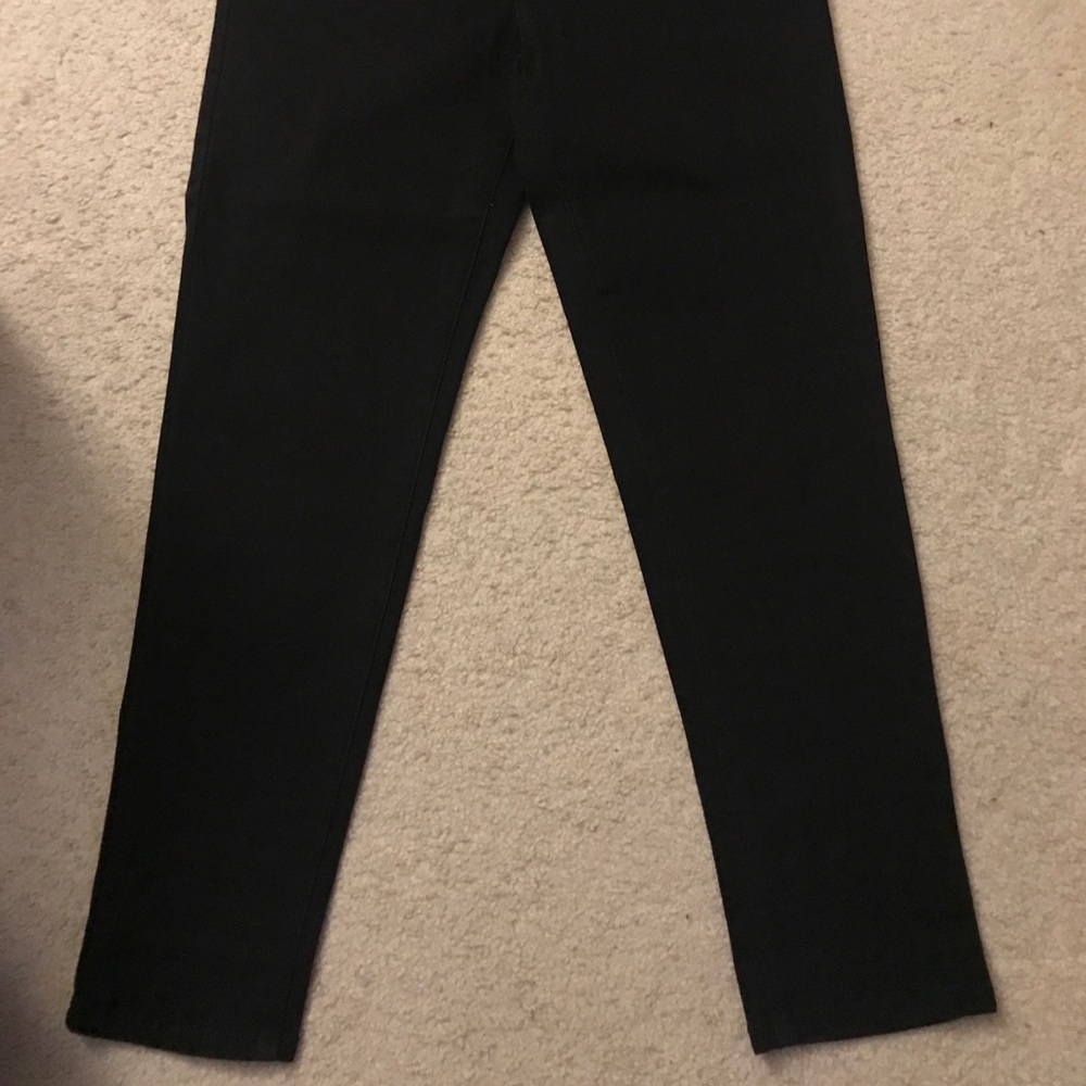 Diane Gilman DG2 Black Straight Leg Skinny Jeans